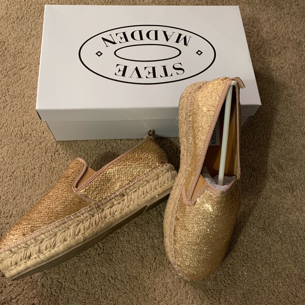 NWT Steve Madden poppi platform espiadrilles 7.5